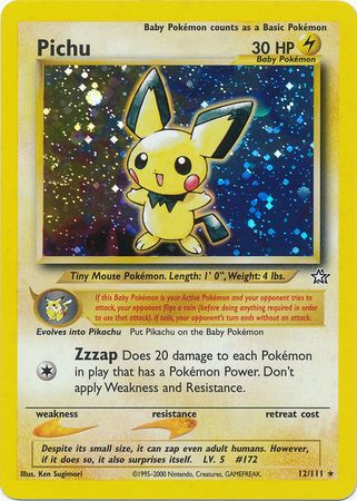 Pichu (12/111) [Neo Genesis Unlimited] | Silver Goblin