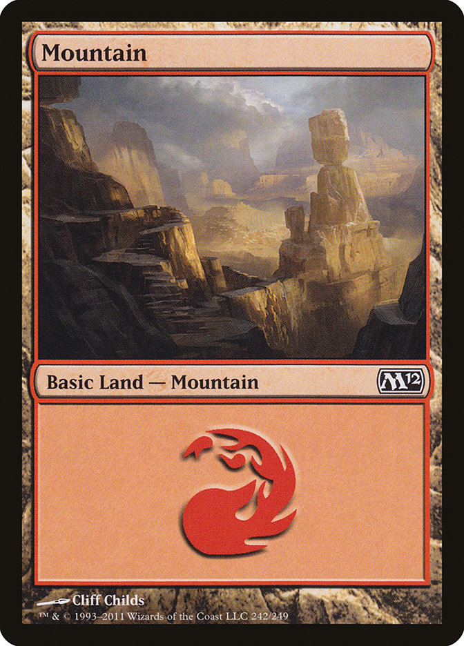 Mountain (242) [Magic 2012] | Silver Goblin