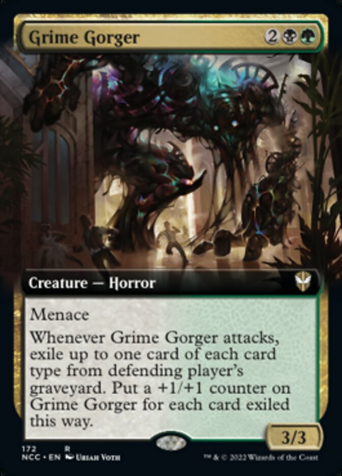 Grime Gorger (Extended Art) [Streets of New Capenna Commander] | Silver Goblin