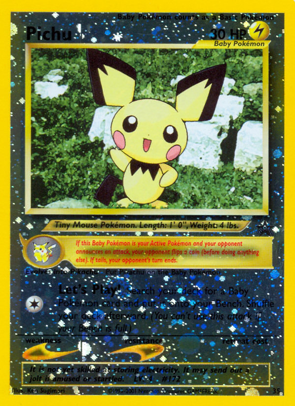 Pichu (35) [Wizards of the Coast: Black Star Promos] | Silver Goblin