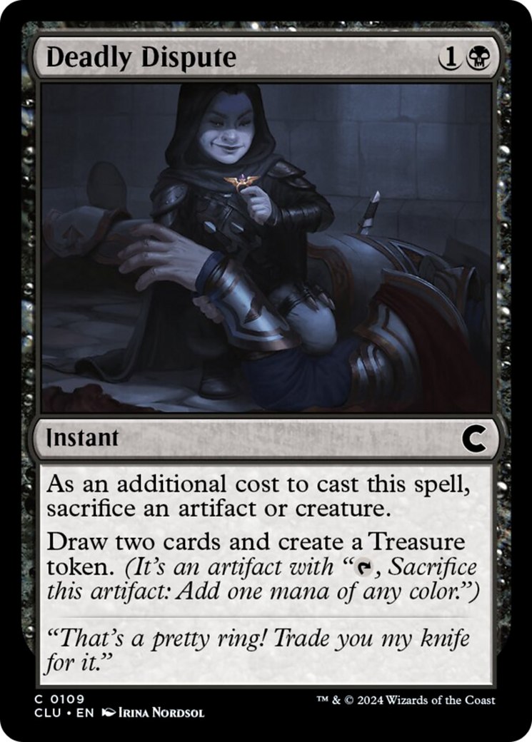 Deadly Dispute [Ravnica: Clue Edition] | Silver Goblin