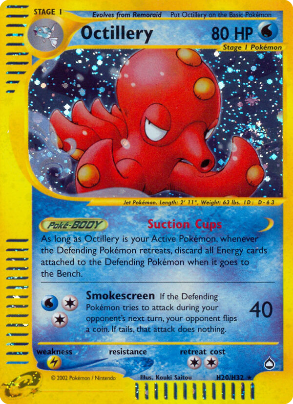 Octillery (H20/H32) [Aquapolis] | Silver Goblin