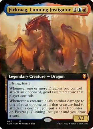 Firkraag, Cunning Instigator (Extended Art) [Commander Legends: Battle for Baldur's Gate] | Silver Goblin