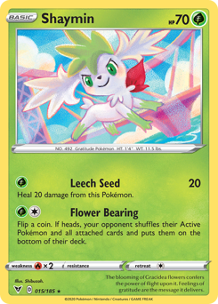 Shaymin (015/185) [Sword & Shield: Vivid Voltage] | Silver Goblin