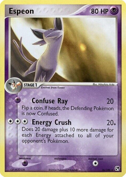 Espeon (16/100) [EX: Battle Stadium] | Silver Goblin