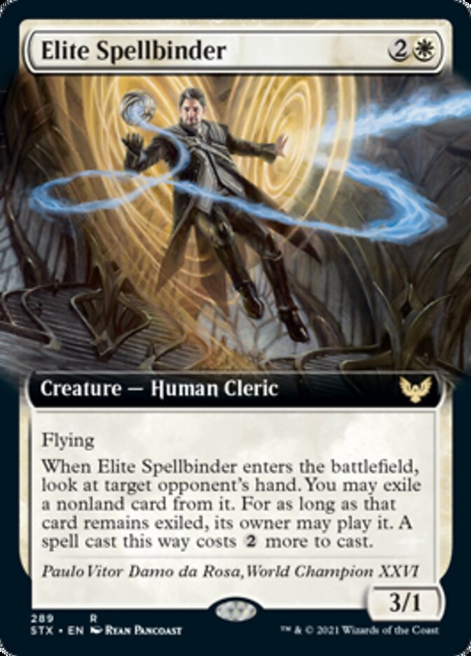 Elite Spellbinder (Extended Art) [Strixhaven: School of Mages] | Silver Goblin