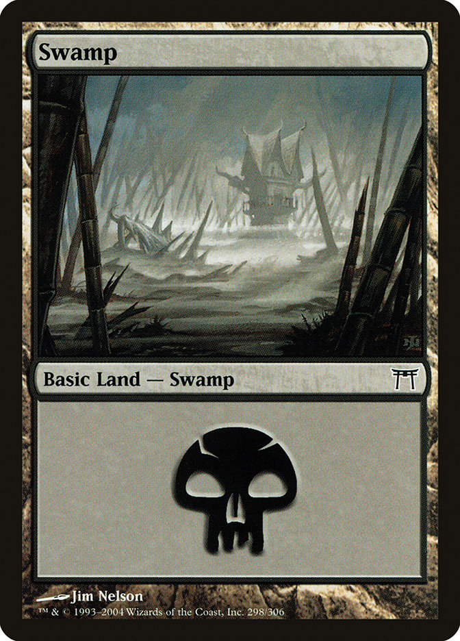 Swamp (298) [Champions of Kamigawa] | Silver Goblin