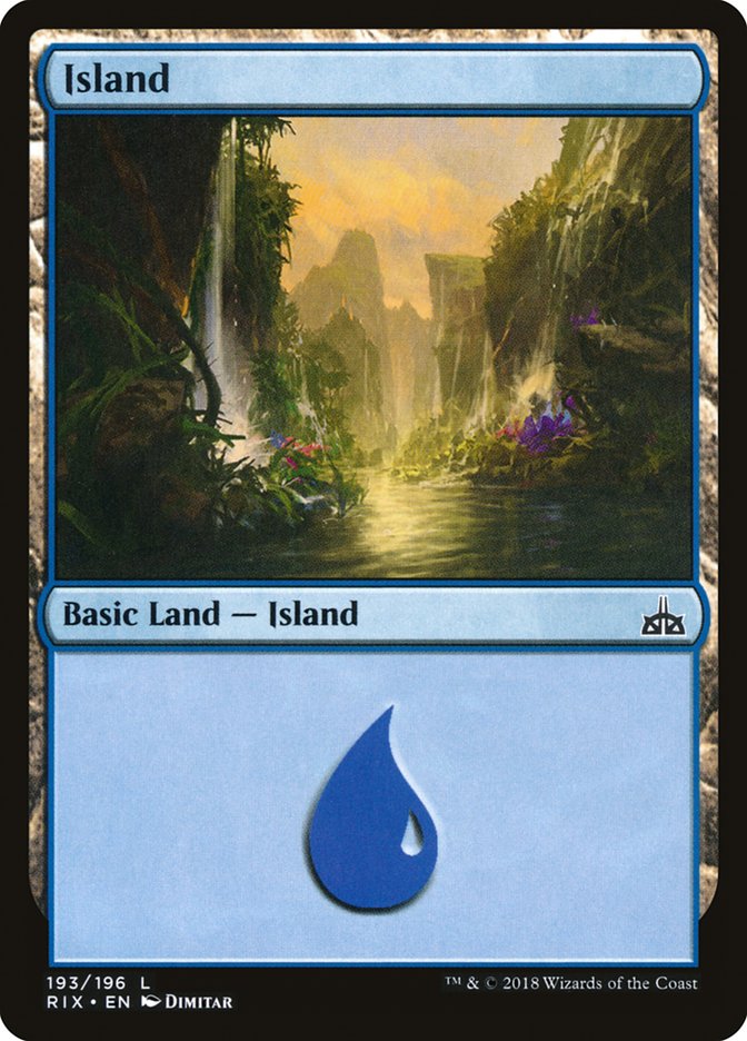 Island (193) [Rivals of Ixalan] | Silver Goblin