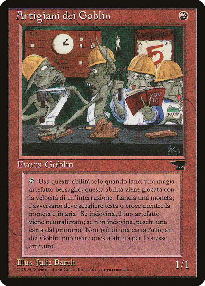 Goblin Artisans (Italian) - "Artigiani dei Goblin" [Rinascimento] | Silver Goblin