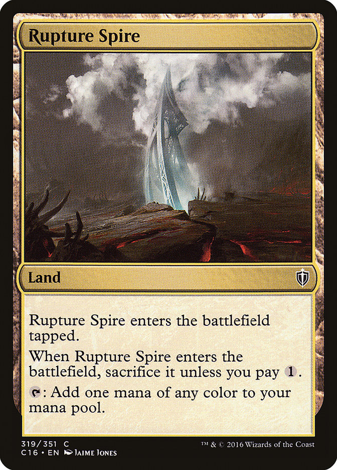 Rupture Spire [Commander 2016] | Silver Goblin