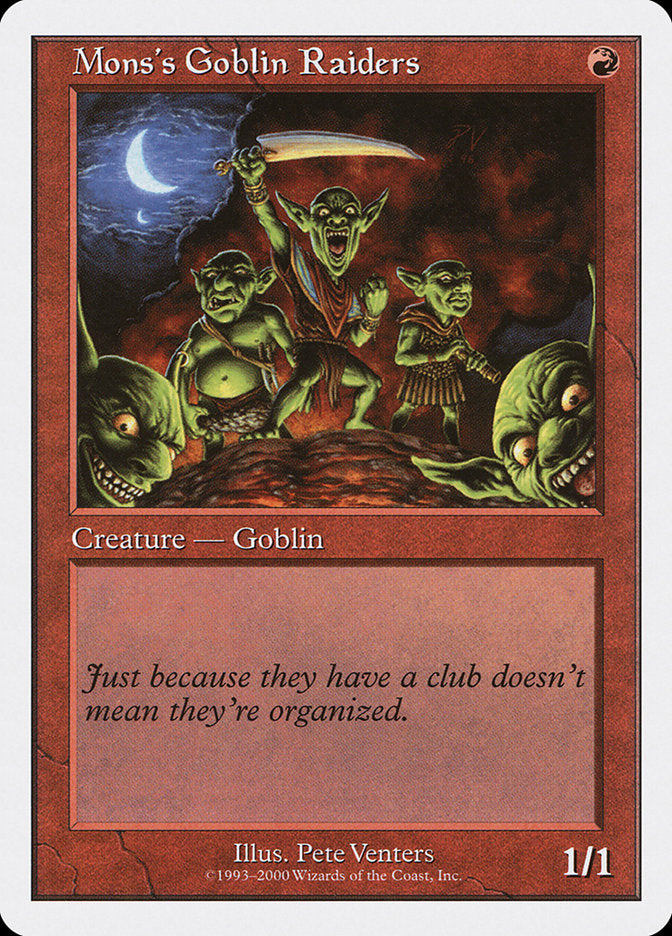 Mons's Goblin Raiders [Starter 2000] | Silver Goblin