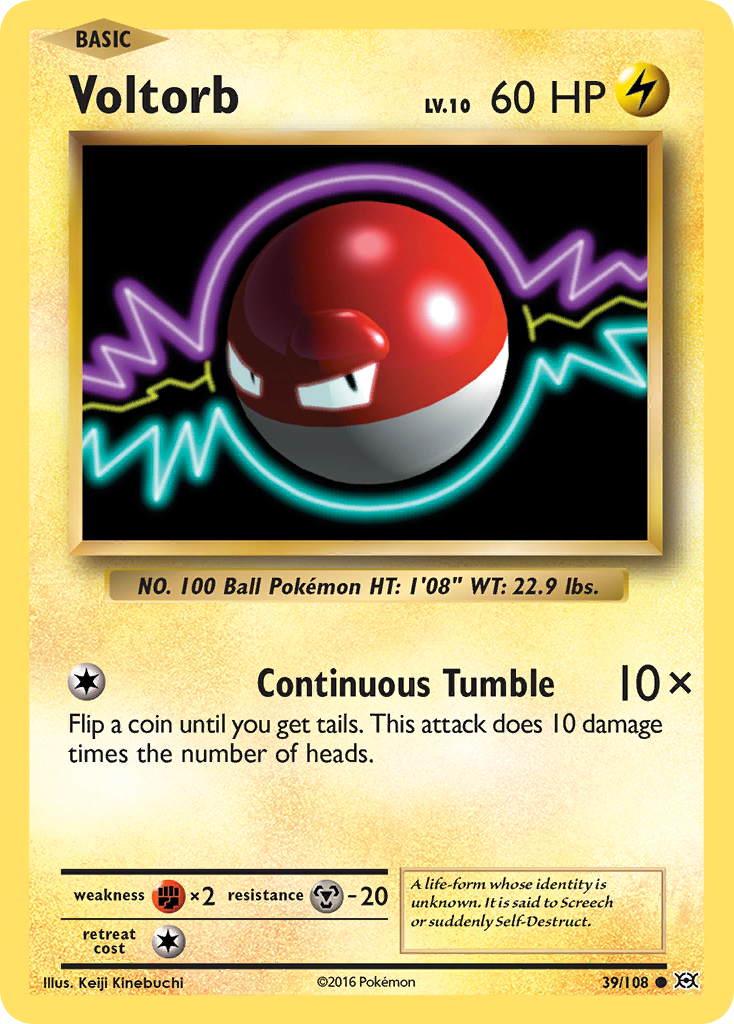 Voltorb (39/108) [XY: Evolutions] | Silver Goblin