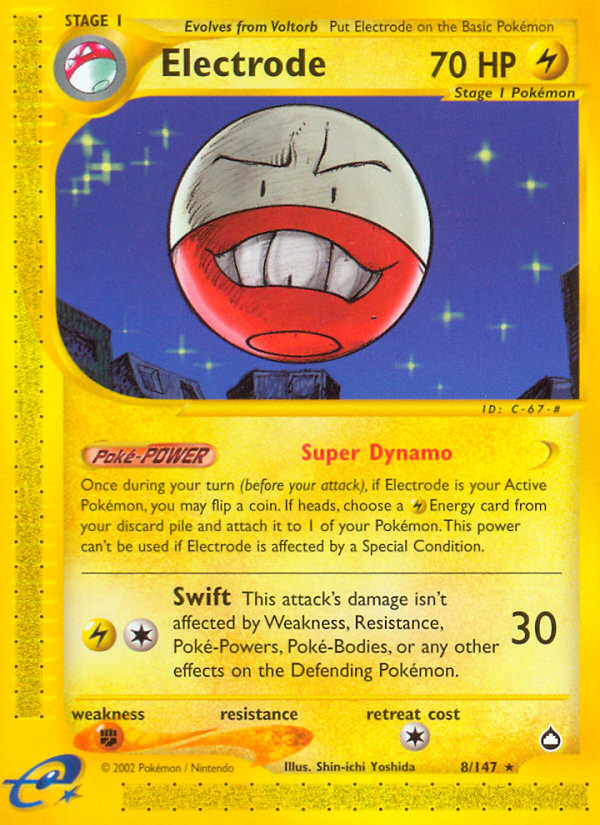 Electrode (8/147) [Aquapolis] | Silver Goblin