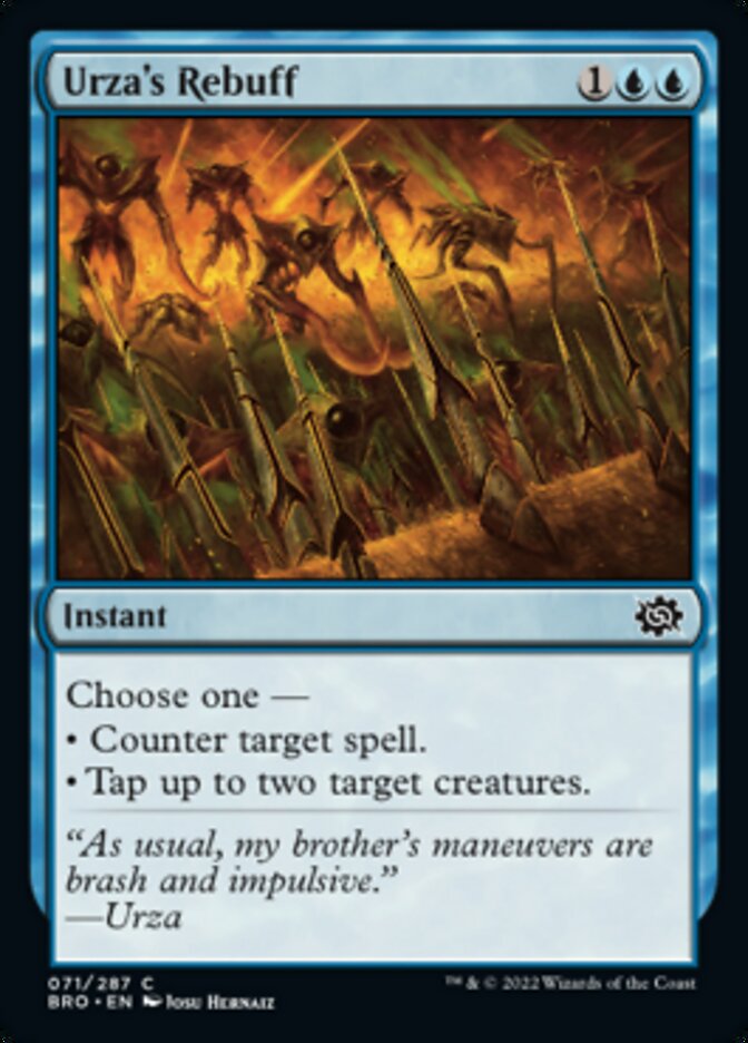 Urza's Rebuff [The Brothers' War] | Silver Goblin