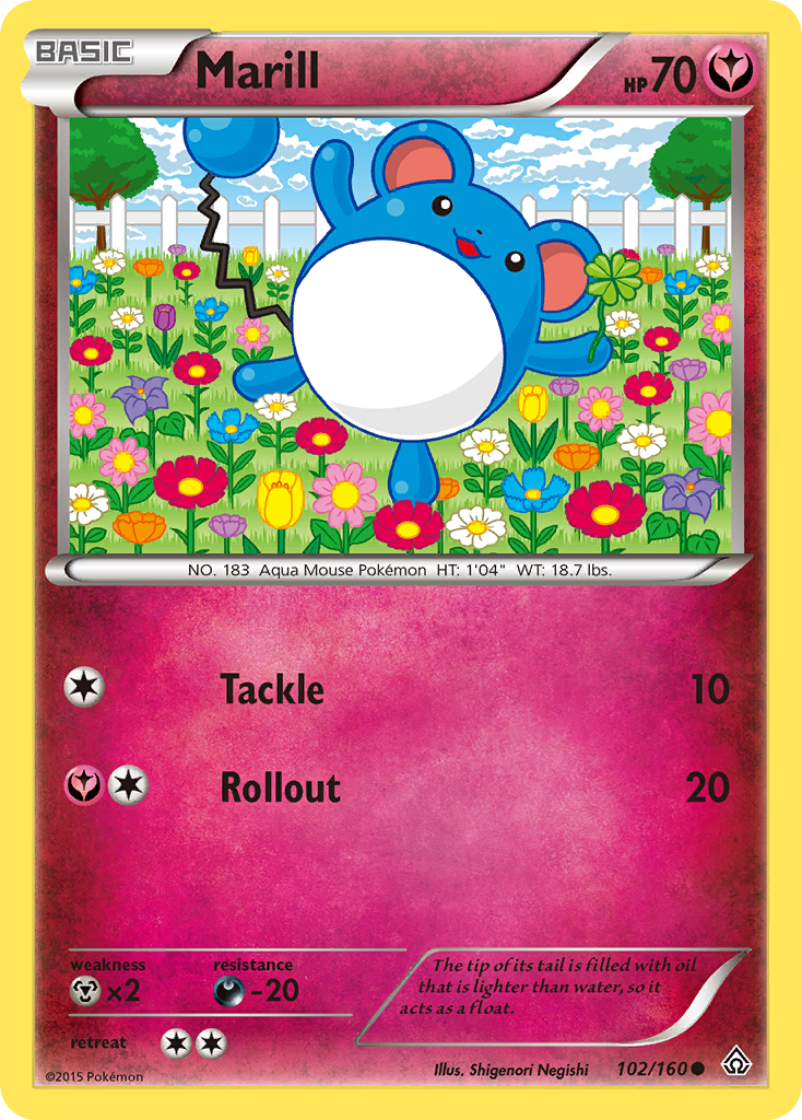 Marill (102/160) [XY: Primal Clash] | Silver Goblin