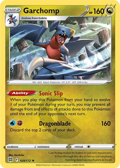 Garchomp (109/172) [Sword & Shield: Brilliant Stars] | Silver Goblin