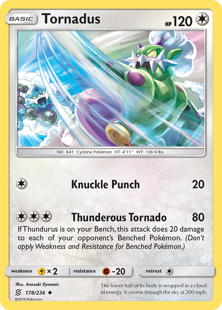 Tornadus (178/236) [Sun & Moon: Unified Minds] | Silver Goblin