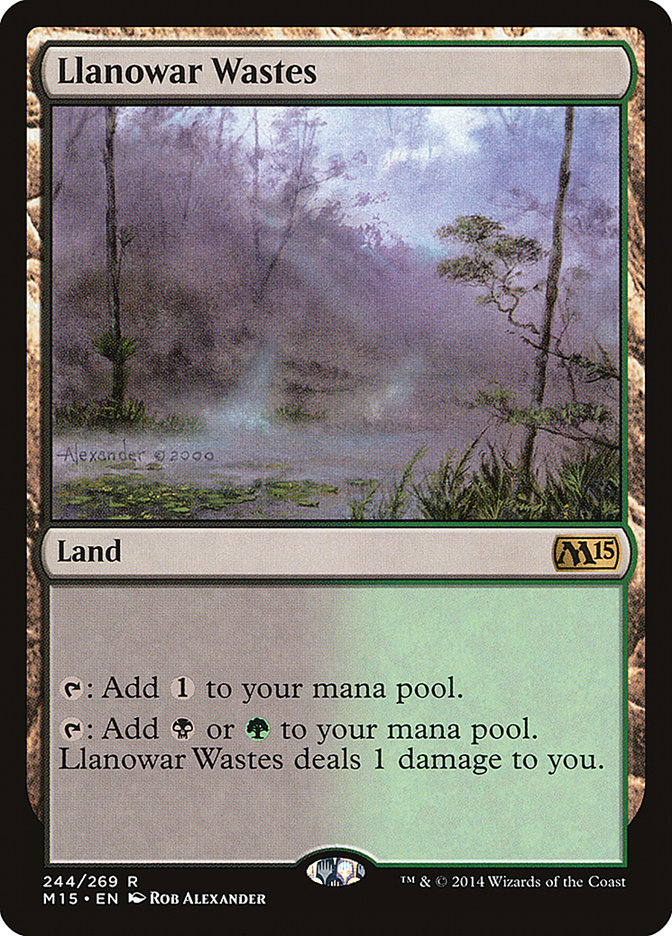 Llanowar Wastes [Magic 2015] | Silver Goblin