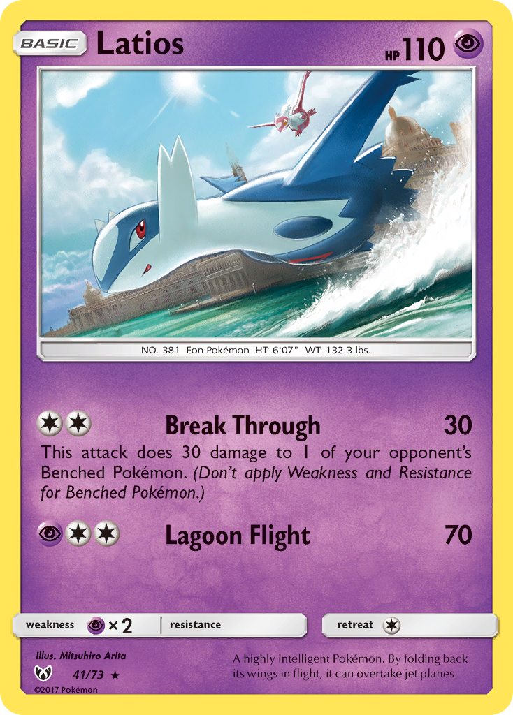 Latios (41/73) [Sun & Moon: Shining Legends] | Silver Goblin