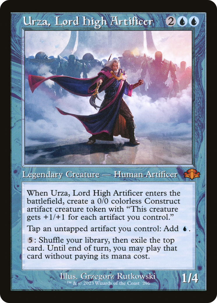 Urza, Lord High Artificer (Retro) [Dominaria Remastered] | Silver Goblin