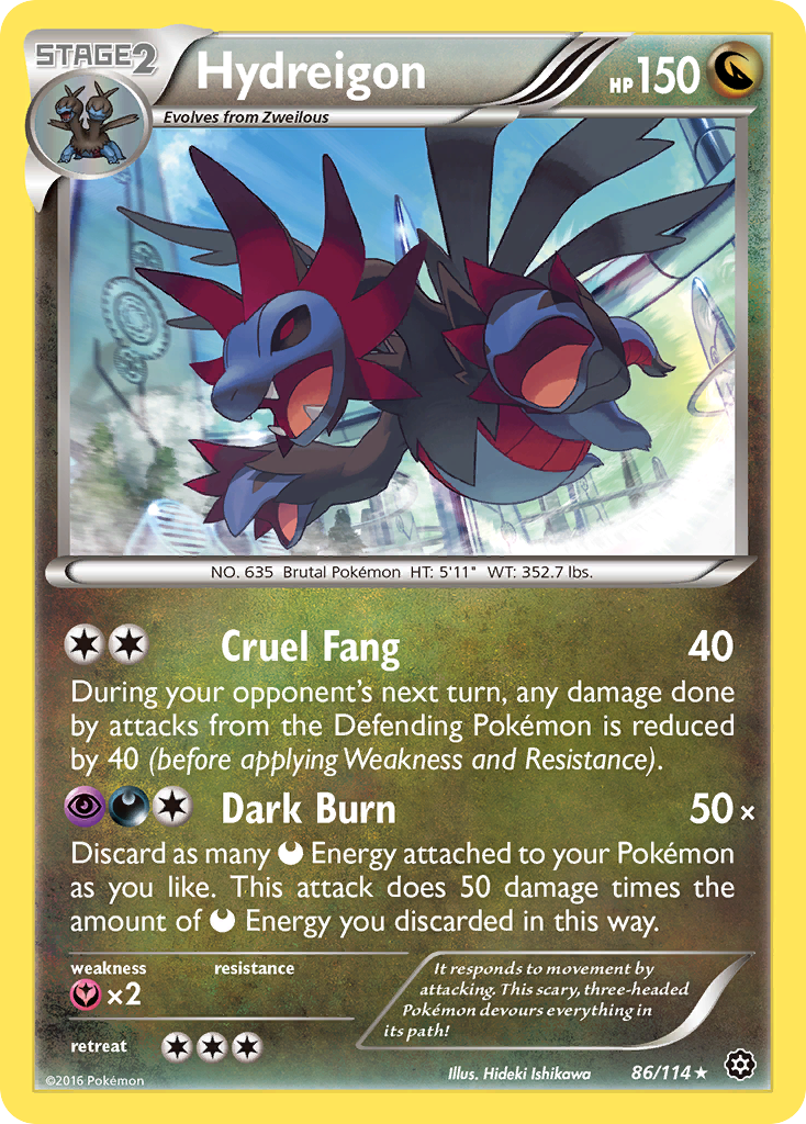 Hydreigon (86/114) [XY: Steam Siege] | Silver Goblin