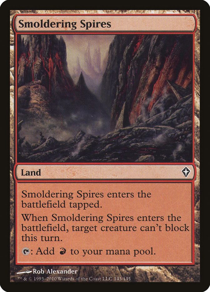 Smoldering Spires [Worldwake] | Silver Goblin