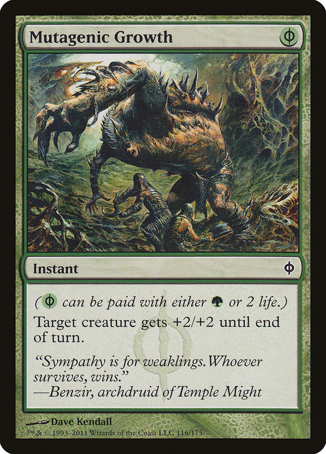 Mutagenic Growth [New Phyrexia] | Silver Goblin