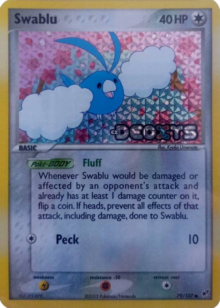 Swablu (79/107) (Stamped) [EX: Deoxys] | Silver Goblin