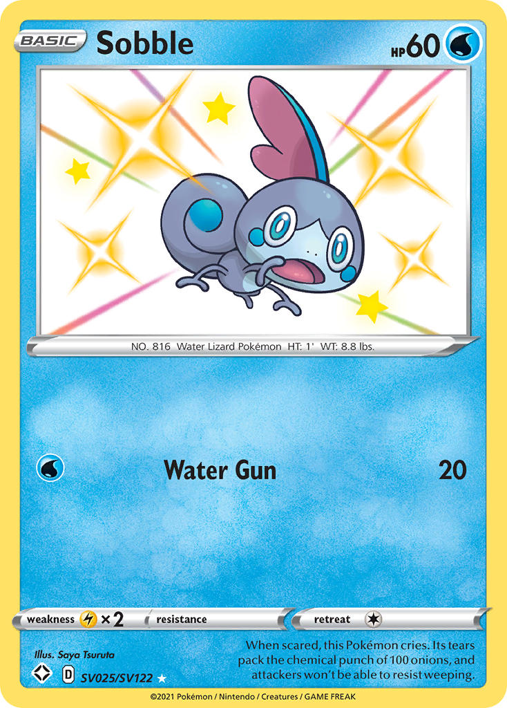 Sobble (SV025/SV122) [Sword & Shield: Shining Fates] | Silver Goblin