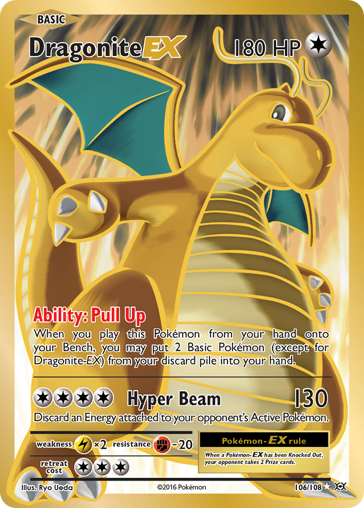 Dragonite EX (106/108) [XY: Evolutions] | Silver Goblin