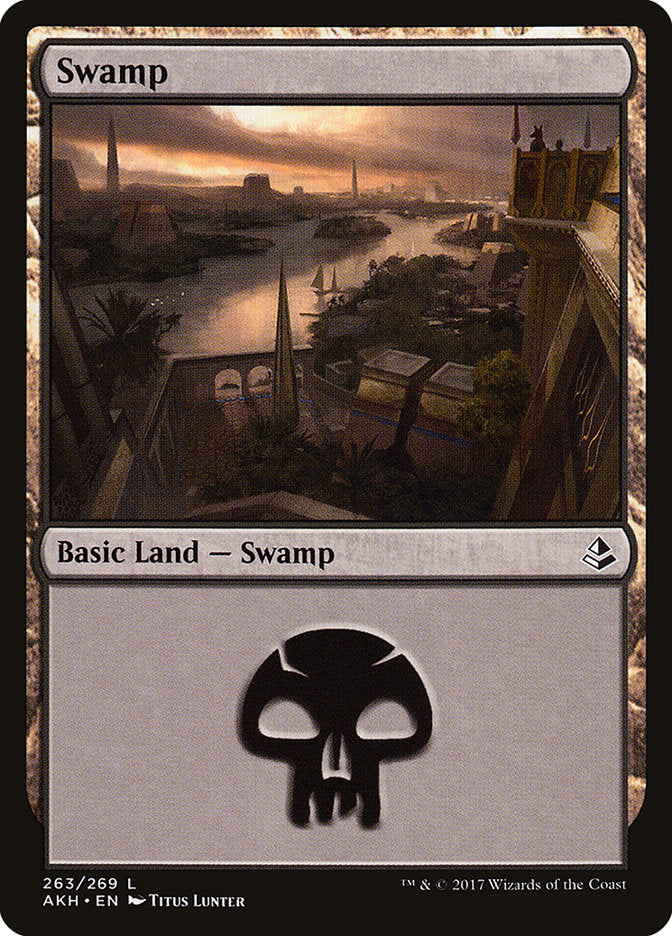 Swamp (263) [Amonkhet] | Silver Goblin