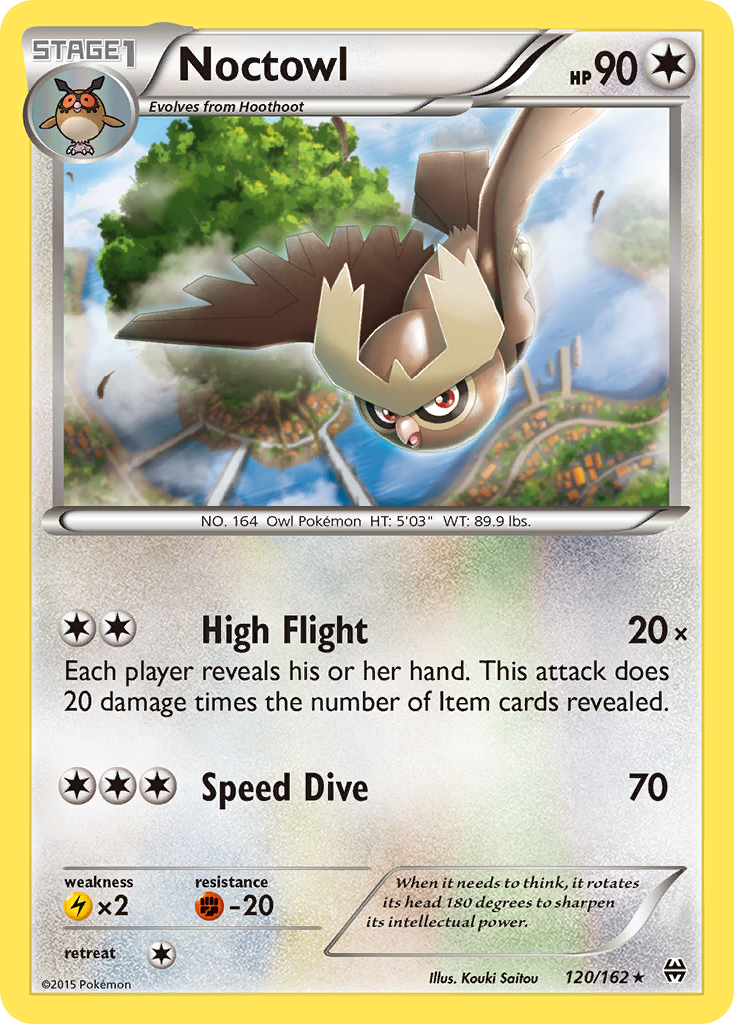 Noctowl (120/162) [XY: BREAKthrough] | Silver Goblin