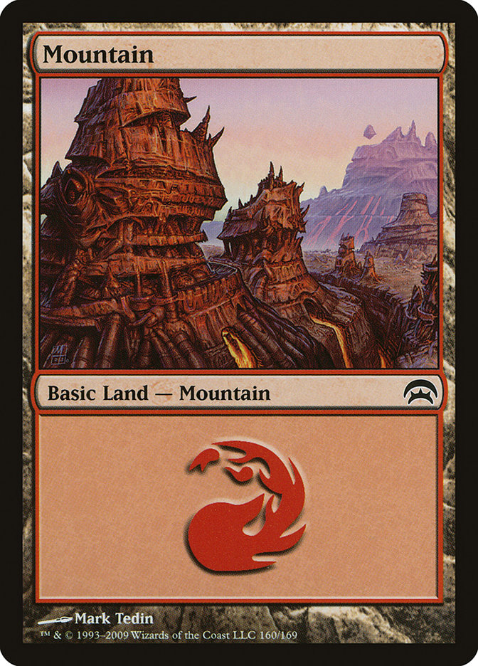 Mountain (160) [Planechase] | Silver Goblin