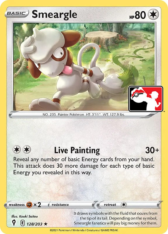 Smeargle (128/203) [Prize Pack Series One] | Silver Goblin