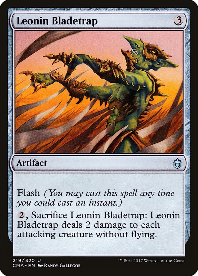 Leonin Bladetrap [Commander Anthology] | Silver Goblin