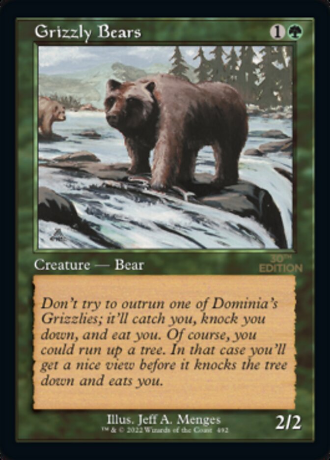 Grizzly Bears (Retro) [30th Anniversary Edition] | Silver Goblin