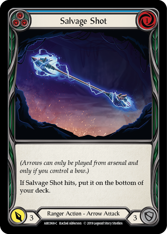 Salvage Shot (Blue) [ARC068-C] (Arcane Rising)  1st Edition Normal | Silver Goblin