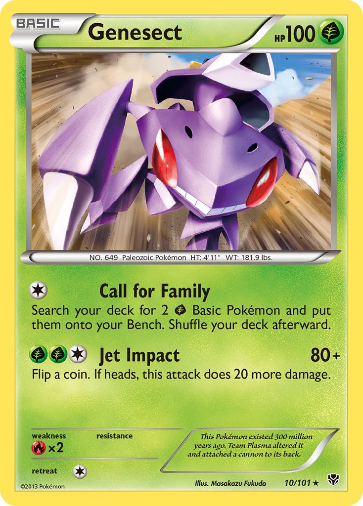 Genesect (10/101) (Theme Deck Exclusive) [Black & White: Plasma Blast] | Silver Goblin