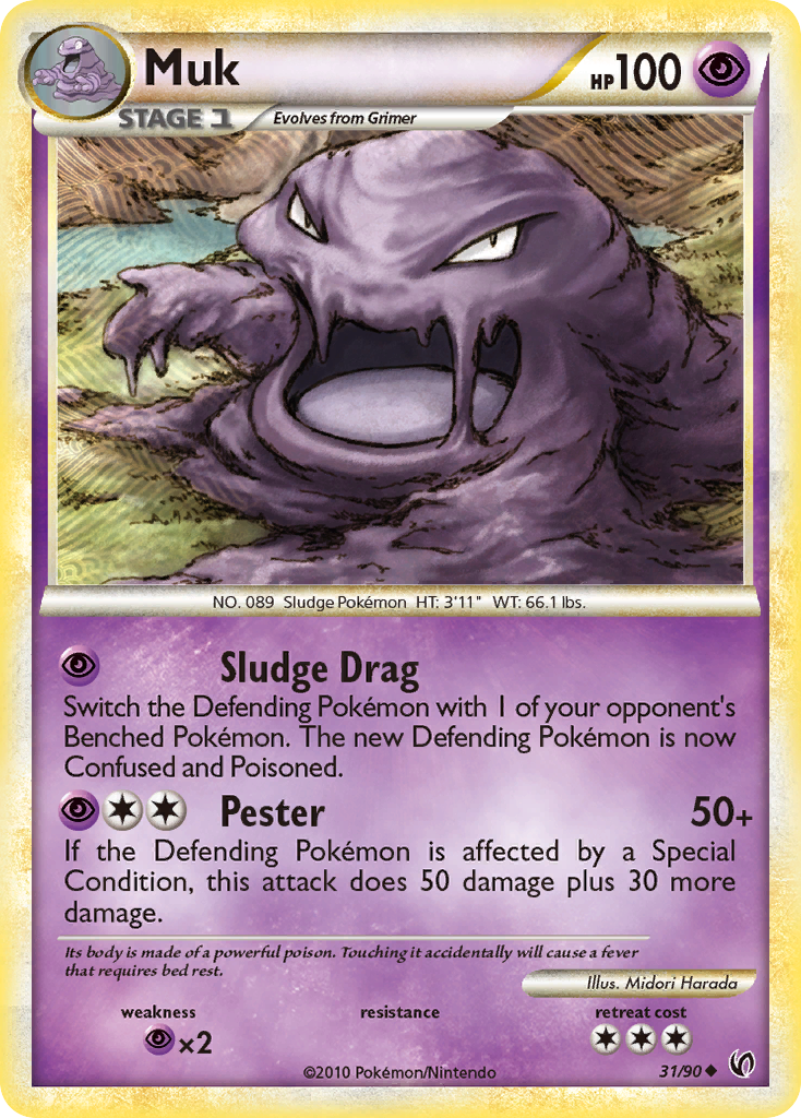 Muk (31/90) [HeartGold & SoulSilver: Undaunted] | Silver Goblin