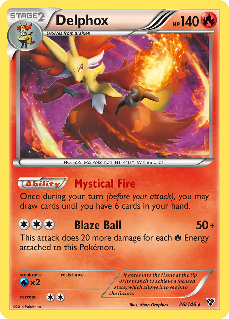 Delphox (26/146) [XY: Base Set] | Silver Goblin