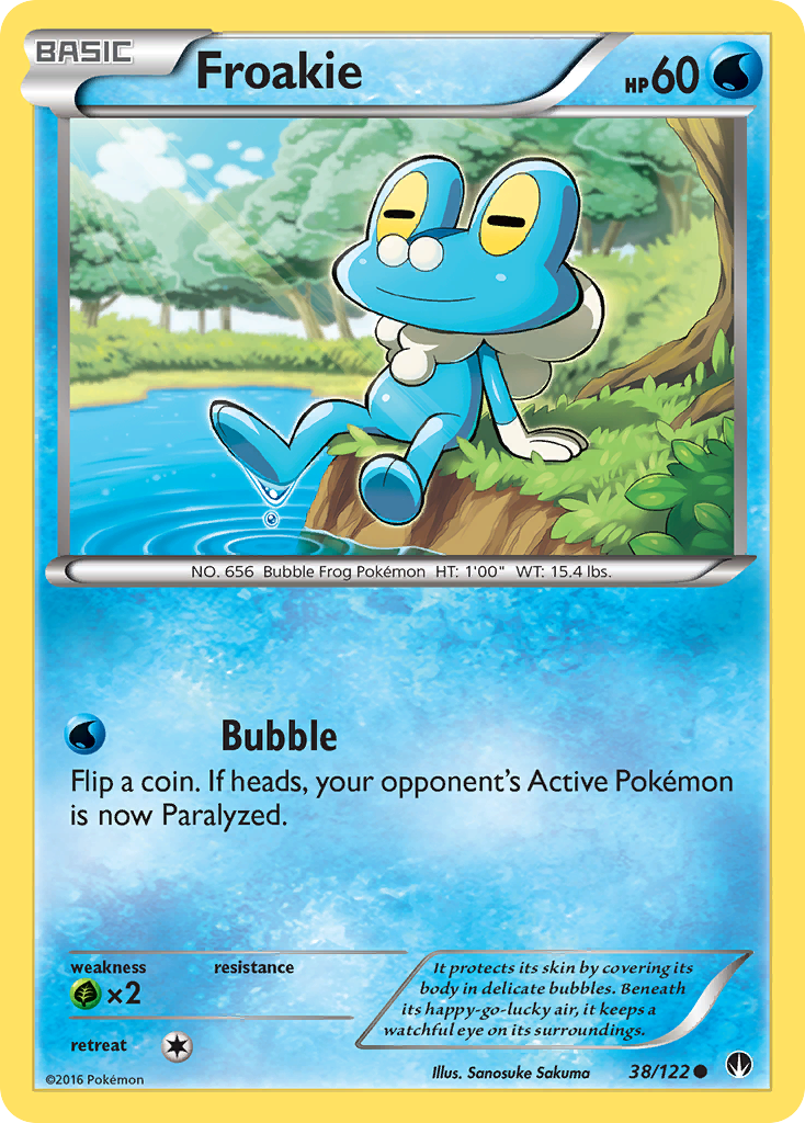 Froakie (38/122) [XY: BREAKpoint] | Silver Goblin