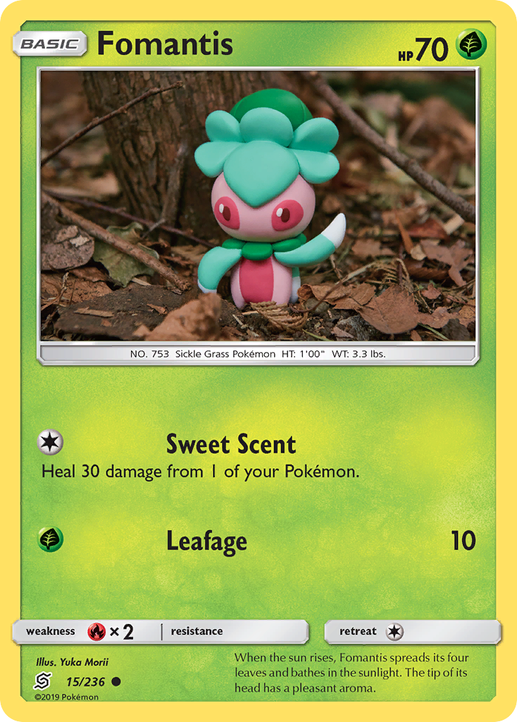 Fomantis (15/236) [Sun & Moon: Unified Minds] | Silver Goblin