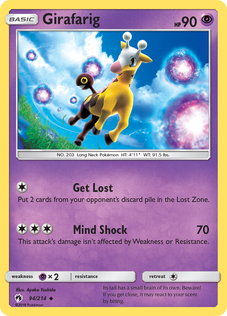 Girafarig (94/214) [Sun & Moon: Lost Thunder] | Silver Goblin