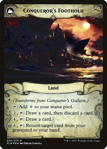 Conqueror's Galleon // Conqueror's Foothold (234s) Foil - Ixalan Promos