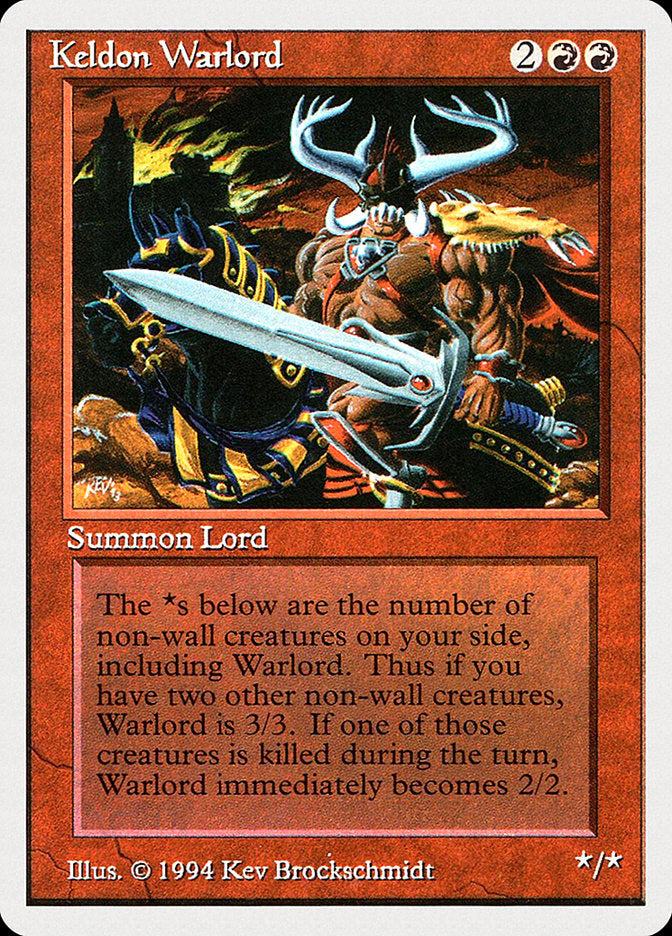 Keldon Warlord [Summer Magic / Edgar] | Silver Goblin
