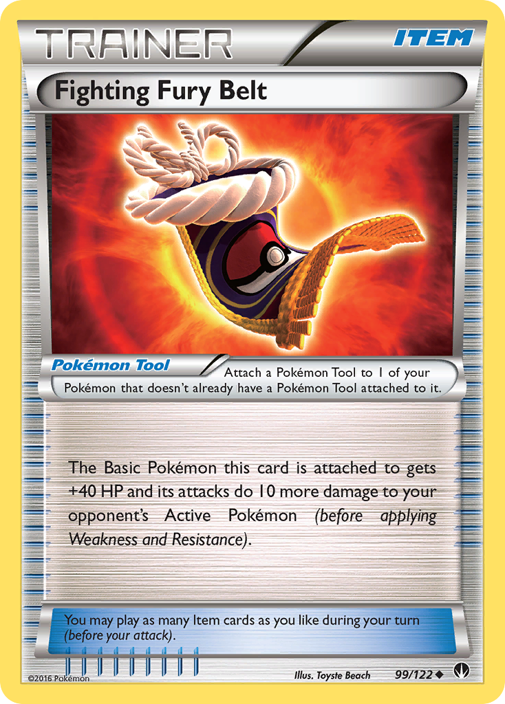 Fighting Fury Belt (99/122) [XY: BREAKpoint] | Silver Goblin