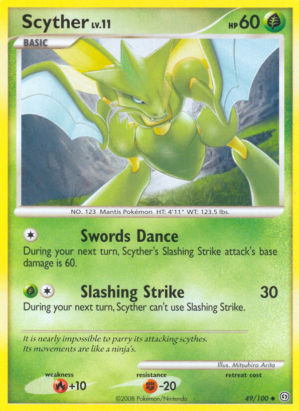 Scyther (49/100) [Diamond & Pearl: Stormfront] | Silver Goblin