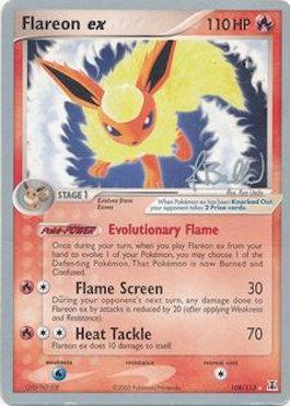 Flareon ex (108/113) (Eeveelutions - Jimmy Ballard) [World Championships 2006] | Silver Goblin