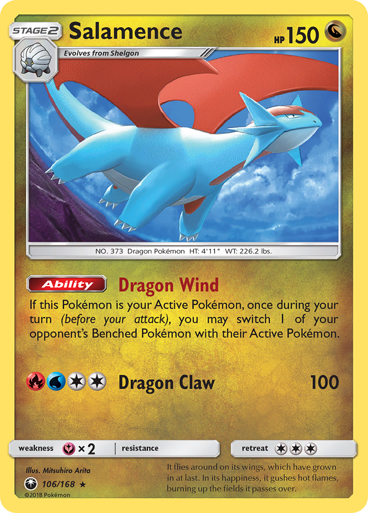 Salamence (106/168) [Sun & Moon: Celestial Storm] | Silver Goblin