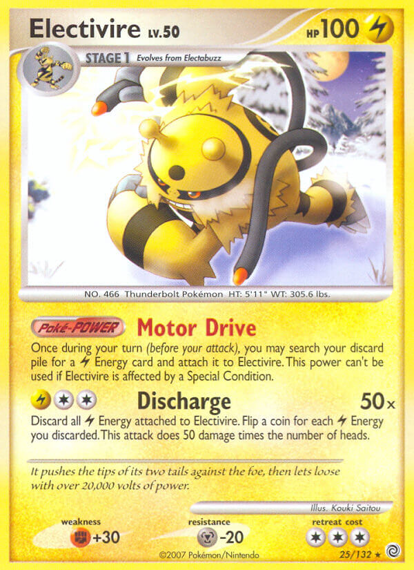 Electivire (25/132) (Theme Deck Exclusive) [Diamond & Pearl: Secret Wonders] | Silver Goblin